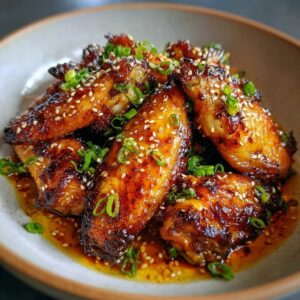 Honey & Soy Glazed Chicken Wings