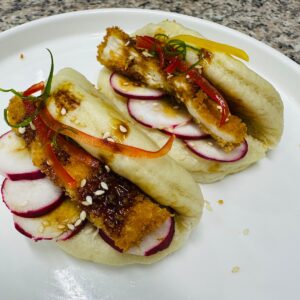 Katsu Chicken Cucumber and Teriyaki Bao