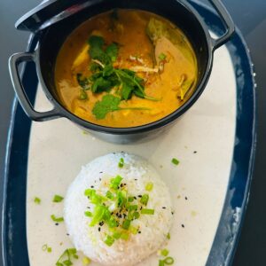 Malaysian Family Style Chicken with Coconut Infused Curry