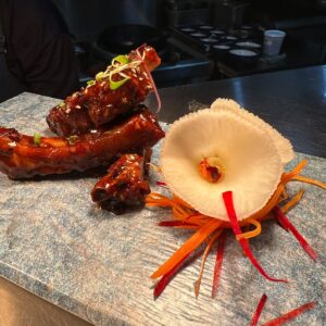 Pot Roasted Spareribs with Honey Glazed
