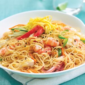 Singapore Classic Rice Vermicelli and Seafood