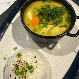 Thai Curry Chicken with Aubergine, Basil and Coconut Milk