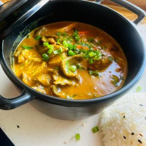 Vietnamese Beef Curry with Baby Potato, Carrot, Lemongrass and Coconut Milk
